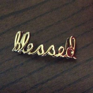 Yellow gold blessed charm